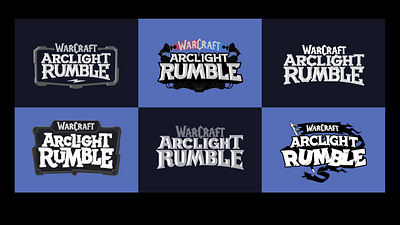Warcraft Arclight Rumble blizzard branding design graphic design identity logo logotype mobile game warcraft