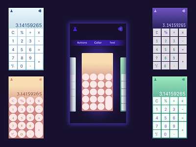 Daily UI | 004 | Calculator design graphic design ui