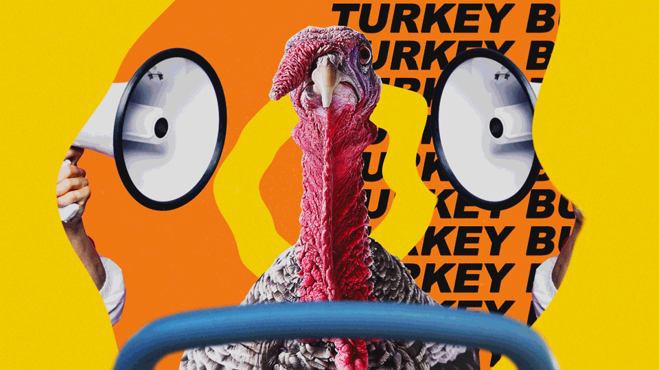 Yahoo! News - Toxic "Turkey Burn" Culture animation collage design graphic design illustration motion graphics news retro