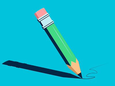 Doodlin blue design doodle doodlin editorial illustration illustration pencil vector