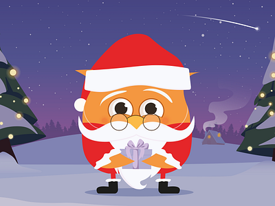 New Year🎄 ill illustration new year owl