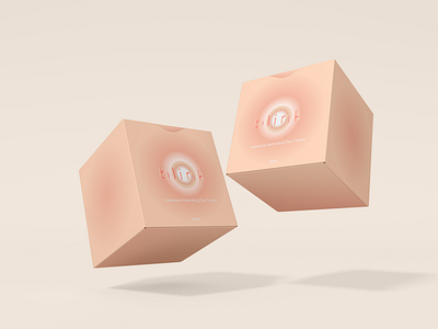 Eye Cream Box Packaging/Branding Design Concept app box packaging branding design illustration logo packaging ux vector