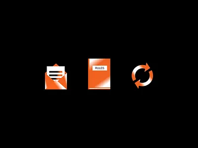 Helios Icons Exploration arrow book email gradient icon icon set iconography icons iconset illustration ip legal mail orange patent procedures rules saas vindar