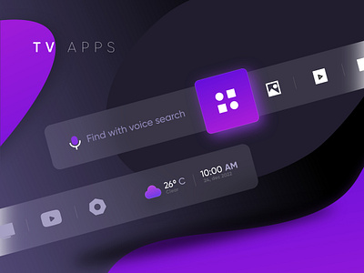 Tv app OS 3d animation app app design branding design graphic design illustration logo modern design app new design ui ui design vector wireframe ui