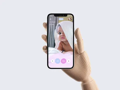 Baby M app design graphic design typography ui ux