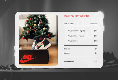 Email Receipt / DailyUi - 017 app design ui ux