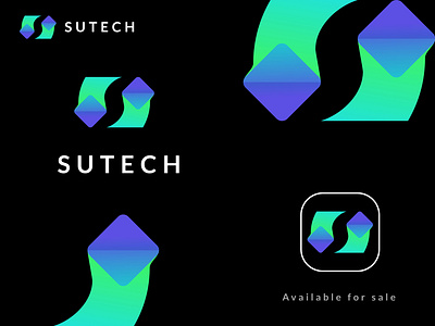 Sutech Logo Design - Technology Logo Design brand brand identity branding design font logo graphic design letter logo letter mark logo logo design logo for technology modern logo s letter mark s letter tech logo software software logo sutech logo tech logo technology logo web technology