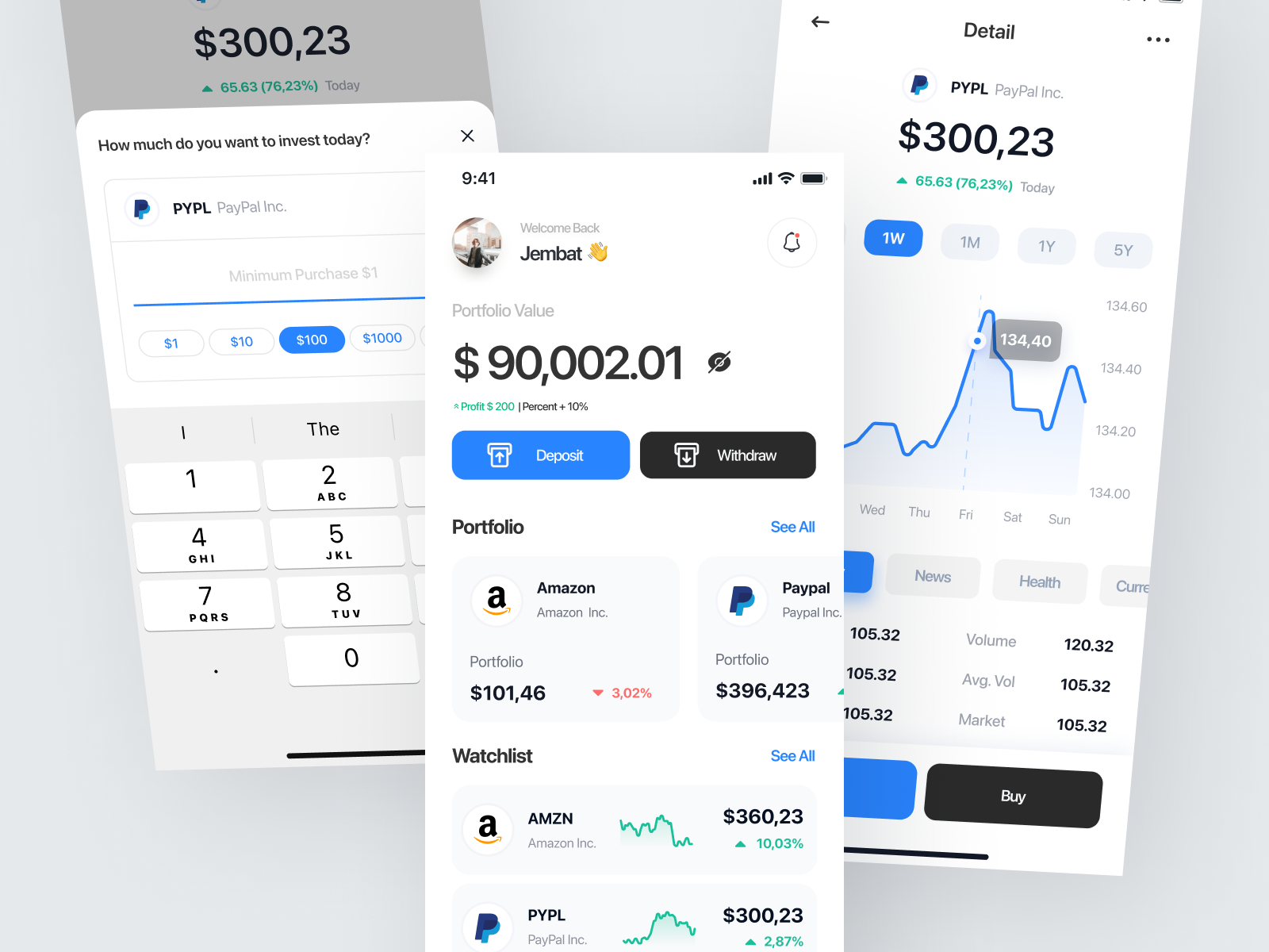 Stocking Finance Mobile App by Habibi 🤖 for Kretya Studio on Dribbble