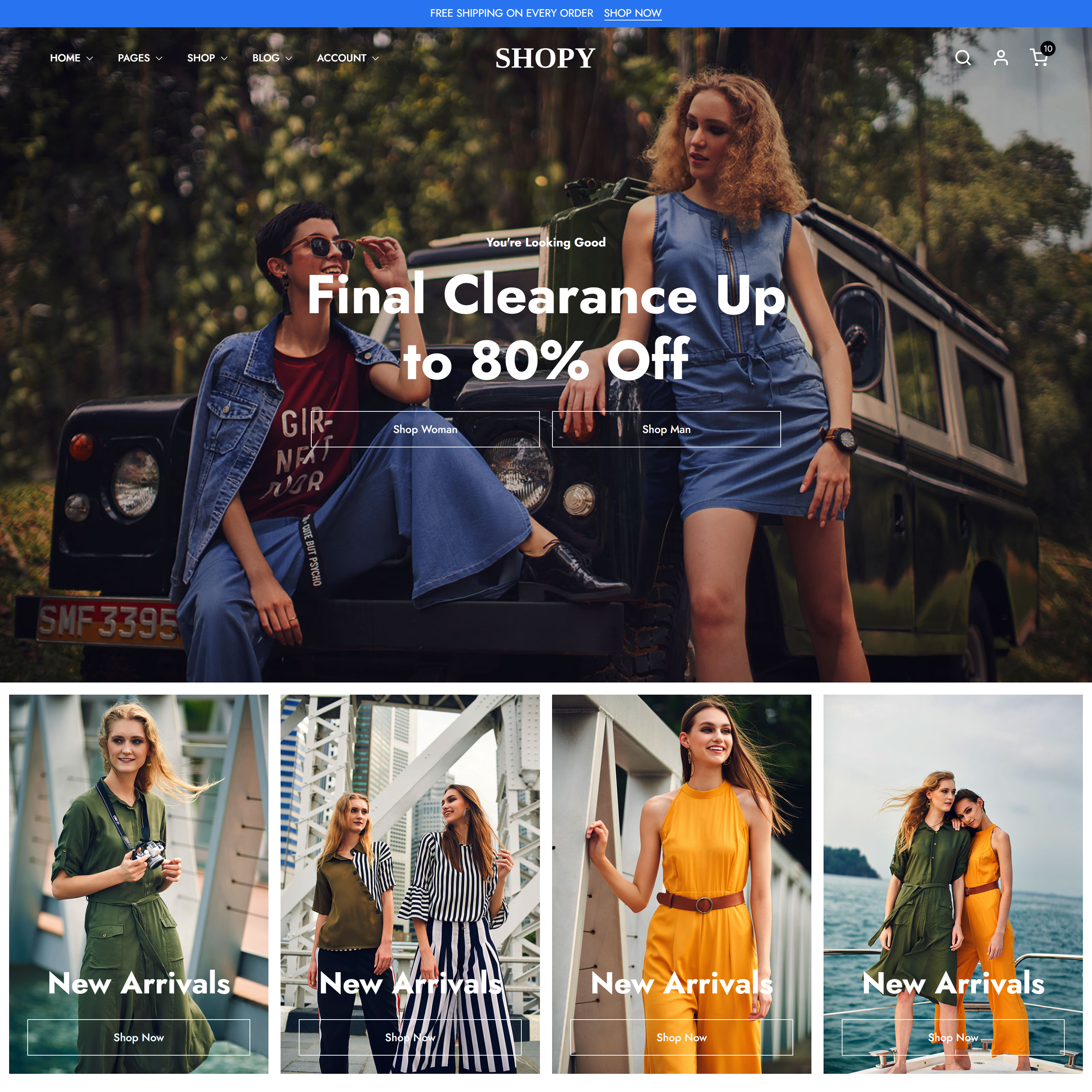 Shopy – eCommerce Bootstrap 5 Template bootstrap branding design illustration logo template theme ui