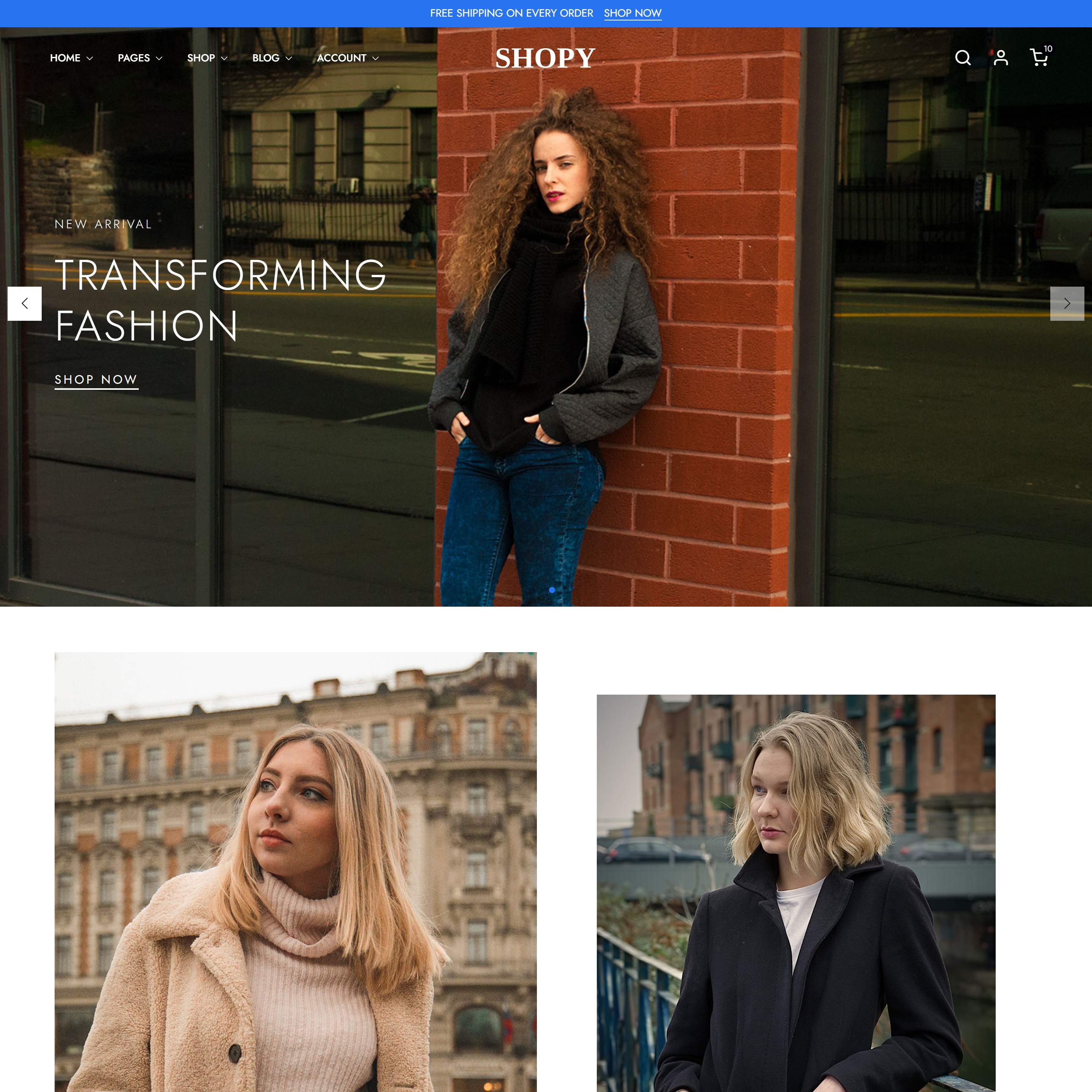 Shopy – eCommerce Bootstrap 5 Template bootstrap branding design illustration logo template theme ui ux vector