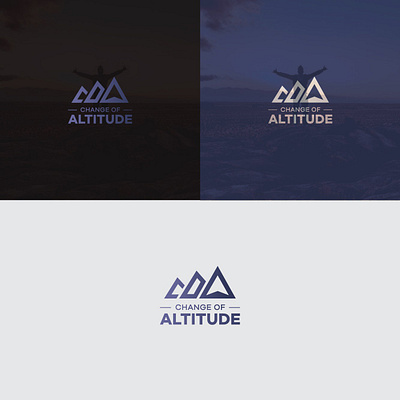Change of Altitude - Logo Design app branding design graphic design illustration logo typography ui ux vector
