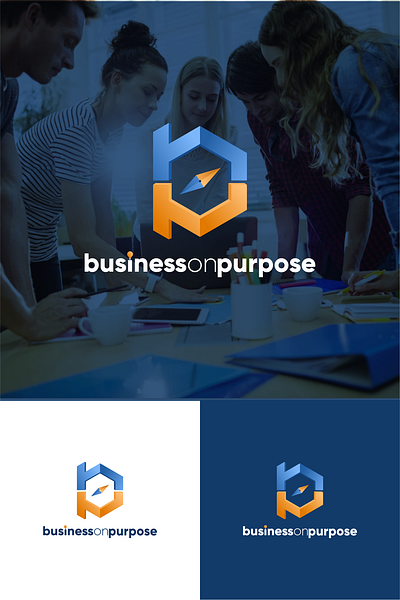 Business on Purpose - Logo Design app branding design graphic design illustration logo typography ui ux vector