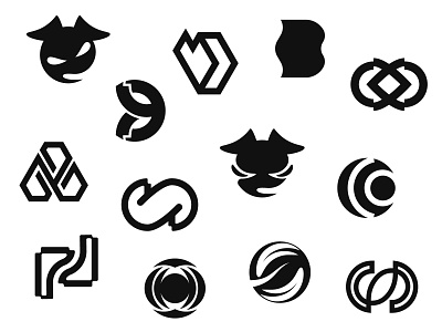 Logo pack branding icon identity infinity letter logo design logo trend mark tech