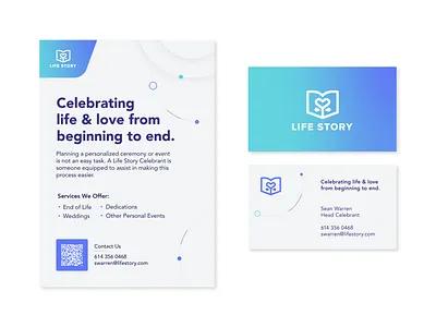 Life Story Business System brandidentity branding businesscard flyer graphic design