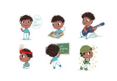 Character book character childrens book graphic design illustration procreate study book