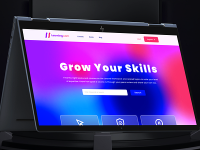 Learning.com - Online Education Learning Platforms web UI course design education learning online platforms ui ui ux uiux ux web website