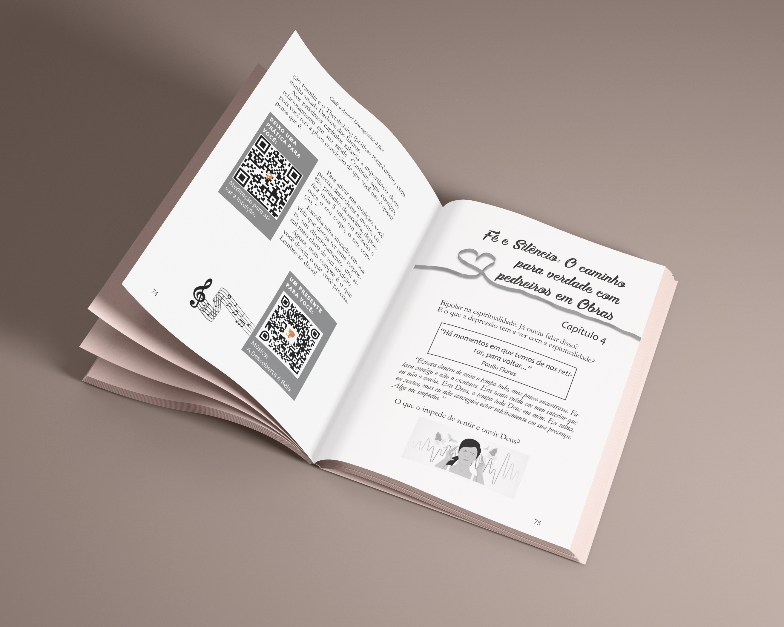 Example of Diagramação do livro Cadê o Amor?