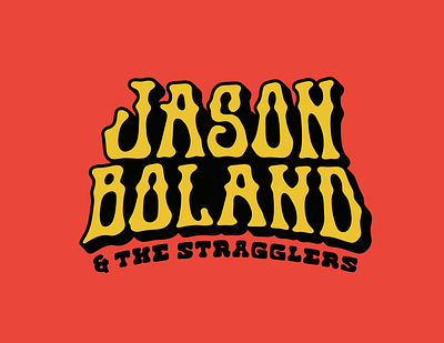 Jason Boland & The Stragglers - Branding country music texas typography