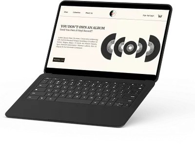 Vinyl Chords branding design logo ui ux