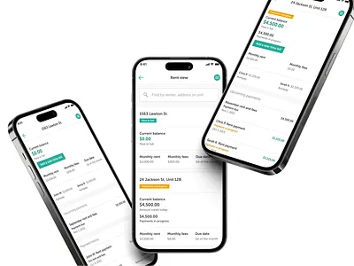 NestEgg Rent View mobile app design mweb product design ui