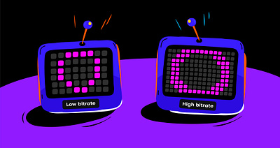 Comparision design illustration
