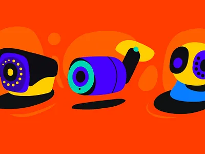 IP Camera design illustration