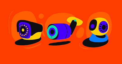 IP Camera design illustration