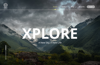 XPLORE app branding design figma logo ui ux