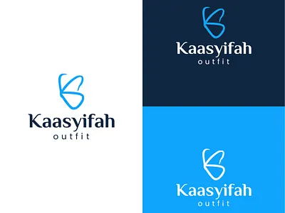 Kaasyifah Outfit brand branding design graphic design hijab icon illustration islamic logo look moslem outfit style syari vector women