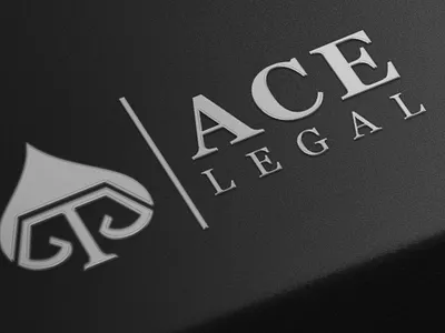 Ace Legal Logo Project branding design graphic design legal logo typography vector