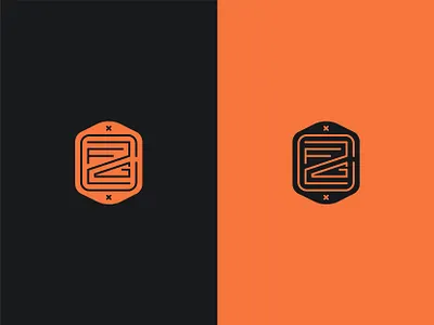 ZFGC badge football badge graphic design lettering letters line logo monogram soccer badge