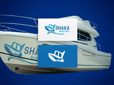 Shaka Boat Care - Logo Project branding design graphic design logo ship typography
