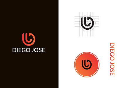 Diego jose | D & j letter logo brand identity branding company logo creative logo d letter logo design geometric graphic design grid logo illustration j letter logo l logo letter mark logo logo logo design logotype mark modern logo monogram logo vector