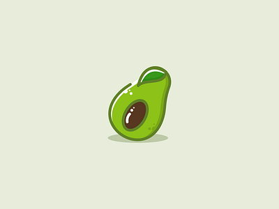 Avocado Logo Design app branding design graphic design illustration logo typography ui ux vector