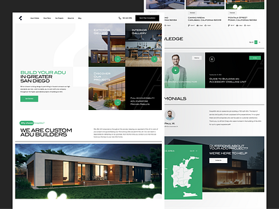 Architectural website architect architectural architecture website building clean ecomerce home ui homepage interface interior real estate studio ui ux web design web ui website