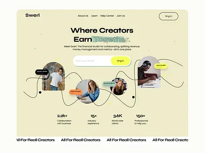 UI design of landing page 3d adobe animation app branding design development figma graphic design illustration landing page logo motion graphics typography ui ux vector web webdesign website