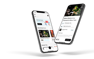 Music event ticket booking app UI design app design booking app clean ui concert concert app events booking app figma graphic design mobile app design music music events music player app music spp new ui design ticket ticket booking ui ux uxdesign