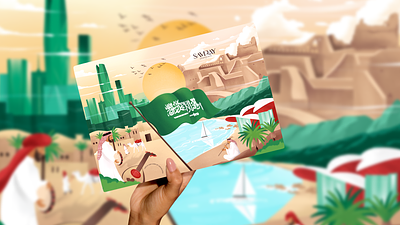 Saudi National Day Illustrated Chocolates Package Design 2d 3d arab box character chocolates clean creative desert design illustration nationalday package packaging print printdesign saudi saudiarabia