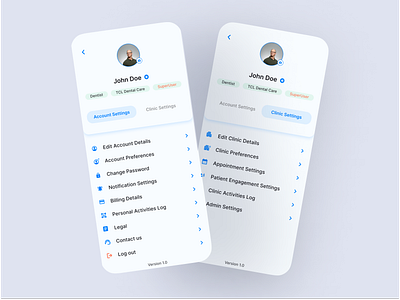 Settings - Daily UI #007 daily ui day 007 daily ui design challenges day 007 ui