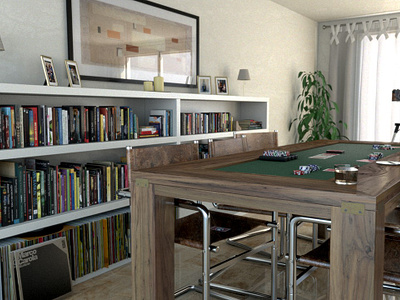 Books, Vinyls & Tables 3d 3dsmax books cgi furniture rendering renders tables v ray vinyls