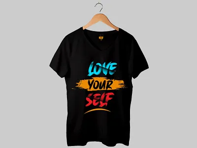Love yourself Urban motivational t shirt design brand identity illustration motivational t shirt t shirt typography typography t shirt urban street urban street wear t shirt