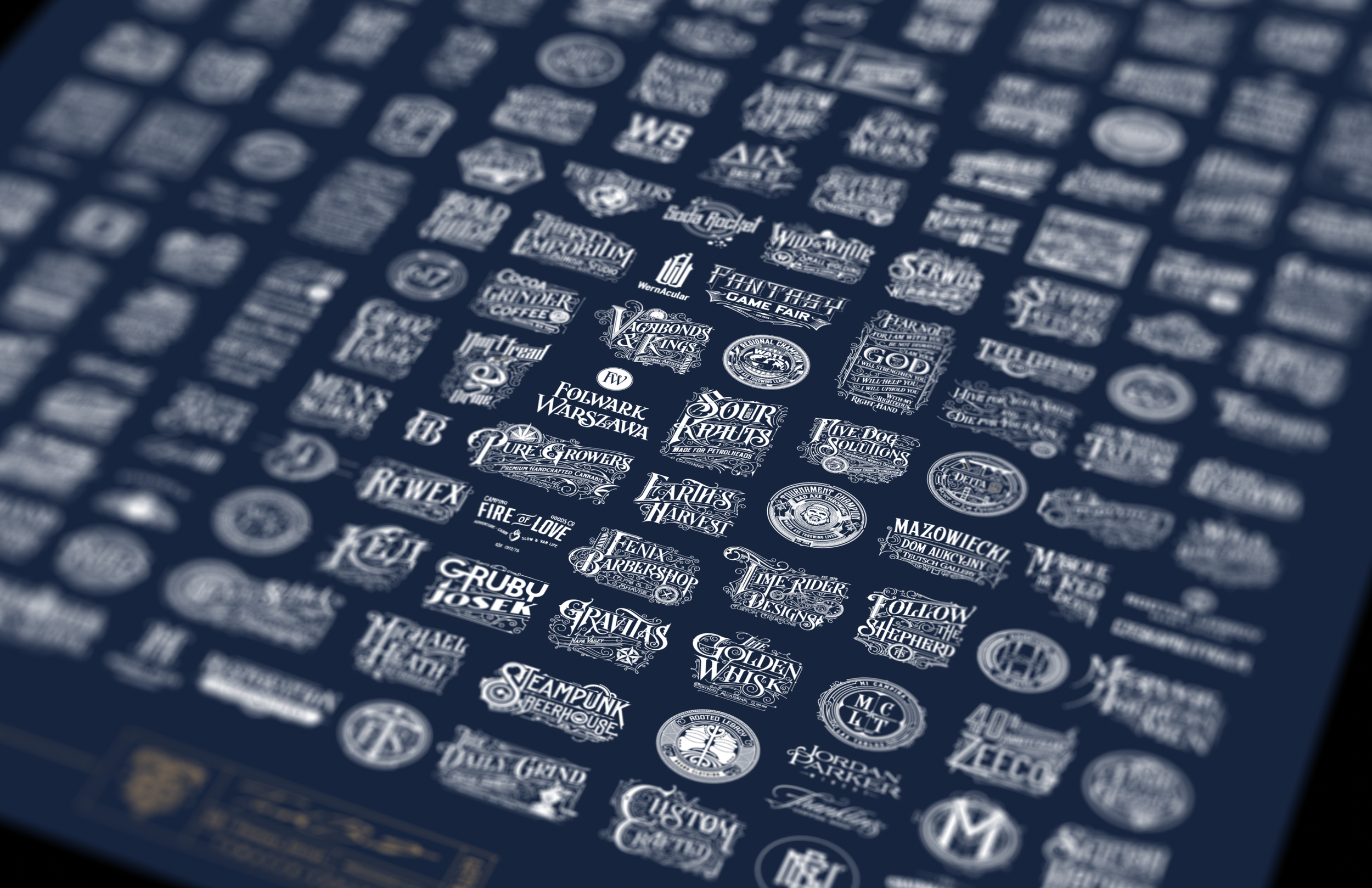 Some Logos | Hand Lettering biernat branding design details handlettering illustration lettering logo logodesigner logos somelogos tomaszbiernat typography usa