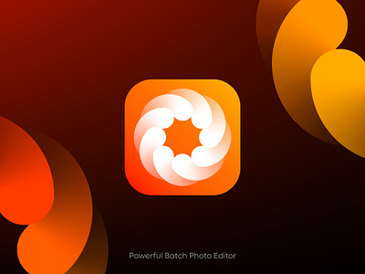 Squash app icon 3d abstract album blockchain branding editing editor futuristic icon images logo modern o photo star technology