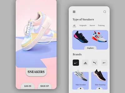 Nike , Adidas, Jordan shoes 👟 design graphic graphic design nike ui ui design ui designer ui ux ui ux designer ux design virtual design