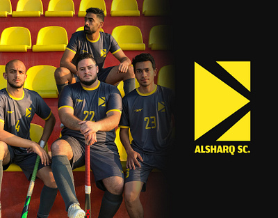 LOGO & KIT DESIGN FOR AL-SHARQ SC adobe branding concept kit fashion field hockey football graphic design illustrator kit design logo logo design photo retouch photography photoshop retouching soccer textile design