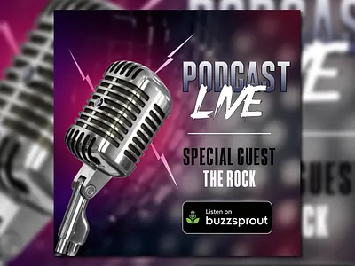 Podcast Cover Art - Rock Podcast #Podcastdesign adobe adobe illustrator anchor branding designing graphic design motion graphics photoshop podbean podcast podcast cover art podcast design soundcloud spotify