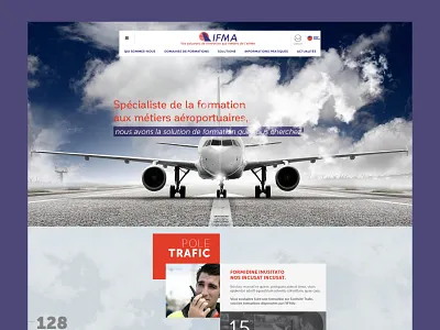 Ifma landingpage ui ux webdesign