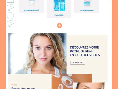 Mixa landing ui webdesign