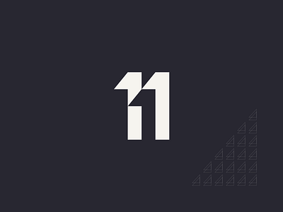 Peak11 Logo 11 branding design graphic design illustration logo minimal peak peak11 typography ux