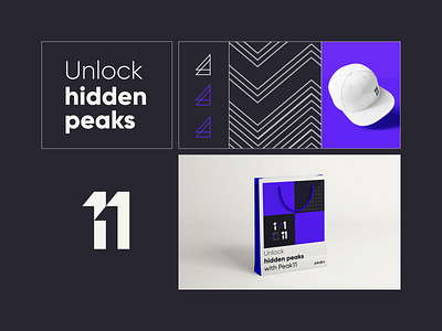 Branding Peak11 11 app branding design graphic design illustration logo merch peak swag typography ui ux